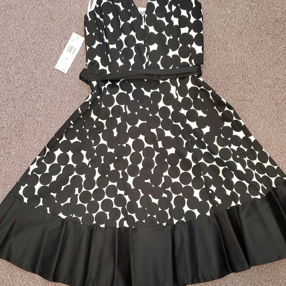 Black/White Nine West Dress